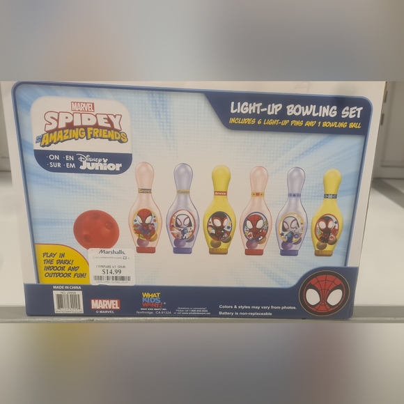 Juego de Bolos El Sorprendente Hombre Araña-Ultimate Spider-Man ** Excelente Reg - Picture 2 of 2